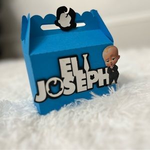Personalized candy box baby boss